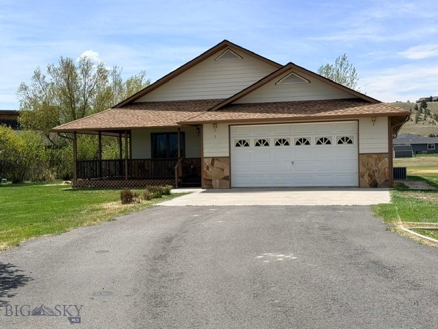 Do you dream of living in the Valley Garden Golf Village? Well, now is your chance! This charming 1366 sq ft., 3-bedroom, 2-bath ranch-style home could be yours! Sitting near the #2 fairway, on .55 of an acre, the exterior of this home features a large wrap-around covered porch, a landscaped yard with an underground sprinkler system, and no maintenance vinyl siding. A new roof was installed in 2015. The interior features all-new Anderson windows and new window trim throughout the home. The water for this home is from a community system, and there is a water softener. This home has fresh paint throughout, new vinyl plank flooring in the entry, Kitchen, Dining area, and hallway. The kitchen features an added peninsula for counter stools, additional storage, and a new countertop. All appliances, including a new electric range and microwave, convey. The lovely dining area off the kitchen has large windows overlooking the back yard. The large carpeted living/family room includes a wall-mounted 60" flat screen tv with sound bar. The tv also conveys! All 3 bedrooms are also carpeted, have vaulted ceilings, and large closets. The primary bedroom features a full bath. A second full bath and 2-car garage with lots of storage, plus finished attic storage, round out this fantastic home!