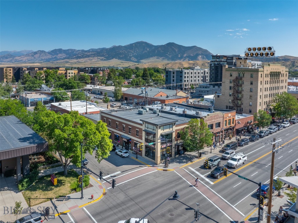 Now being offered divisible! Prime Downtown Bozeman Office Space - Class A Building. 2,000 SF of premium office space located on the second floor of The Dutton Building, a Class A commercial property built in 2015 at the highly visible intersection of Main Street and Grand Avenue. Surrounded by thriving businesses and positioned on one of DowntownBozeman’s most active corners, this space offers both prestige and convenience. The suite features: six private offices plus a spacious conference room, large open bullpen area ideal for collaborative work, inviting
sitting area, stand up counter space for working or lounging, open kitchen, private Men's and Women's restrooms conveniently located within the suite, large picture windows providing abundant natural light, key fob entry with two private entrances, elevator access, and high visibility with up to 30 sq ft available for exterior signage. This is an exceptional opportunity to establish your business in a premier downtown location with unmatched visibility, modern amenities, and a professional atmosphere.