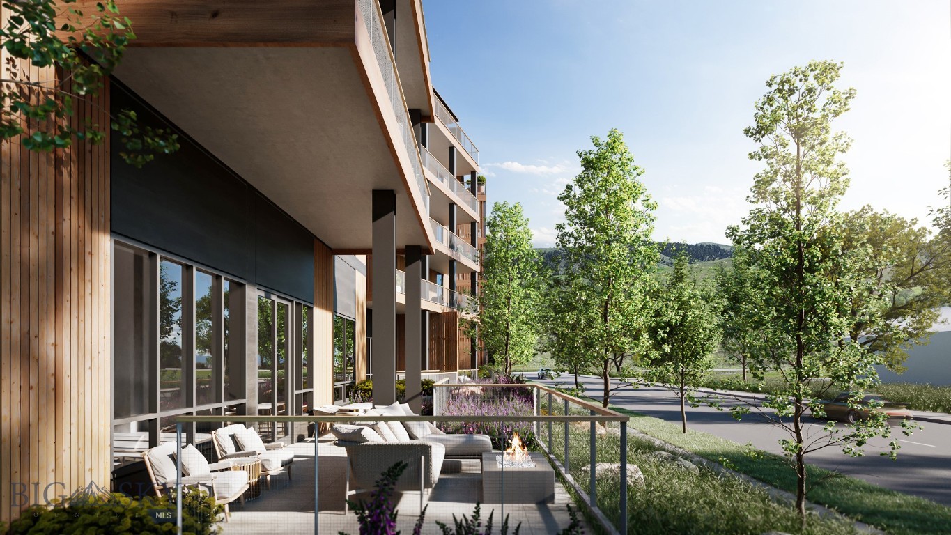 Introducing Bozeman Yards — Bozeman’s most exceptional new address and the highest standard of luxury construction available on the market. Perfectly positioned in the heart of the vibrant Mill Arts District on the Northeast side, Bozeman Yards offers an unrivaled living experience where world-class design, premium finishes, and curated amenities come together in a way that no other development in town can match. These architecturally striking condos feature elevated finishes inspired by Montana’s natural beauty, with oversized windows framing panoramic Bridger Mountain views - each interior space is matched with an equally appealing outdoor space designed for year-round enjoyment. Residents enjoy exclusive access to The Yards Club, a one-of-a-kind private spa and wellness retreat featuring a plunge pool, sauna, cold plunge, fitness studio, and owner’s lounge. With thoughtfully designed landscaping, nearby trail systems, and walkability to both downtown Bozeman and Story Mill Park, this is the most connected, design-forward, and amenity-rich living experience available. Reserved parking, private storage, and a community-focused design complete the vision—Bozeman Yards is truly defining a new standard of excellence.

Bozeman Yards unit 106 is a one bedroom, one bathroom residence with a northern orientation overlooking the Yards Promenade. Oversized windows and 12' ceilings fill the efficient, open layout with natural light, and the expansive 24' patio with an outdoor gas firepit makes indoor/outdoor living seamless. Thoughtfully outfitted with Thermador appliances, designer fixtures, and full-slab quartzite countertops and backsplash, Bozeman Yards is setting a new standard for luxury.