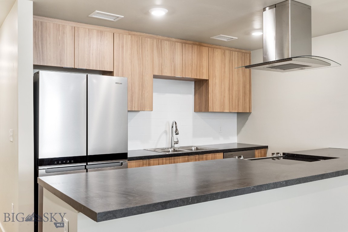 Experience modern living in historic Uptown Butte at Rudolph Condos, Butte's newest condominium development. This 1-bedroom, 1-bathroom condo features an open floor plan and exposed brick. The stylish kitchen boasts stainless steel appliances, while the spacious living area is perfect for entertaining. Located in the heart of Uptown Butte, you’ll enjoy easy access to dining, shopping, and local attractions. Don’t miss this rare opportunity to own a contemporary condo in a vibrant, historic setting! 1 bedrooms are non-conforming