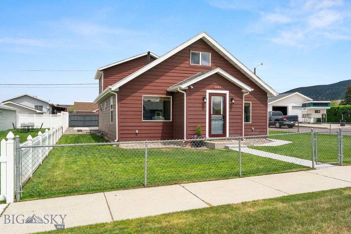 Charming 4 bedroom two bath home in Butte, MT! Step inside to a spacious light filled layout anchored by a large kitchen featuring hickory cabinetry, granite counter tops and wood accents that create a welcoming, rustic-modern feel ideal for everyday cooking and entertaining.  The primary suite is a private retreat with a large bathroom complete with walk in shower and ample closet space.  
Recent updates include plumbing, wiring, newer siding and windows and updated lighting fixtures. Outside, enjoy a fully fenced yard and newly poured concrete patio- perfect for summer barbecues and outdoor relaxation.  A detached two car garage adds convenience and storage.  
This home pairs classic Montana character with practical, move in ready improvements.  Located in a desirable location close to schools, parks and local amenities.