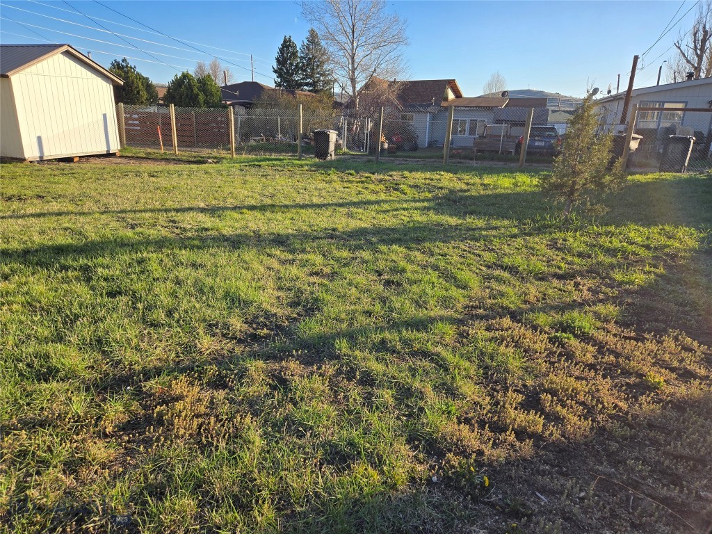 Two city lots available for sale in town.  Power, water and sewer are close by, fenced, leveled and ready to build