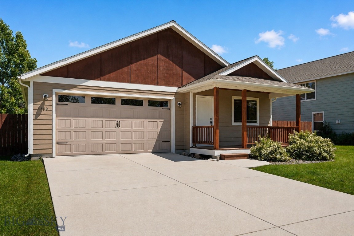 Backing directly to a neighborhood park and offering a spacious, functional layout, this thoughtfully updated home combines comfort, flexibility, and convenience. Two separate living areas provide both space and function, anchored by a centrally located kitchen. A cozy gas fireplace completes the main living room, while the main level master suite enjoys a walk-in closet, dual vanity bathroom with ample storage, and an open, spacious feel. Recent improvements, including fresh interior paint, new carpet in main level bedrooms, and updated lighting, provide a bright, refreshed feel throughout. With four bedrooms plus a versatile bonus room, the home offers flexibility for guests, a home office, fitness space, playroom, or additional living area. Outside, the sprawling fenced backyard enjoys direct access to the adjacent park, creating an expansive feel and providing plenty of room to play, relax, and enjoy the outdoors. Conveniently located near schools, the Bozeman Yellowstone International Airport, and just minutes from I-90 access to Bozeman, this move-in-ready property offers an exceptional combination of space, updates, and accessibility.