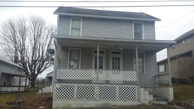 Nice opportunity! Three bedroom, one full bath two-story home plus a detached and oversized 2 car garage. Also a barn with all utilities!