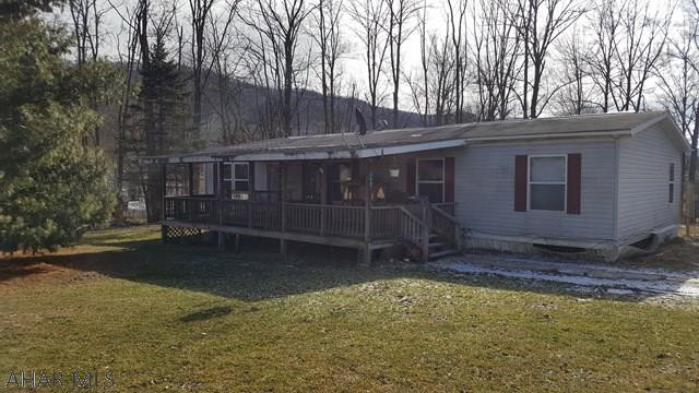 Located in the Claysburg-Kimmel School District, this 4 bed, 2 full bath doublewide has lots of potential. Just needs some TLC. Possible short sale. MOTIVATED SELLER!!!