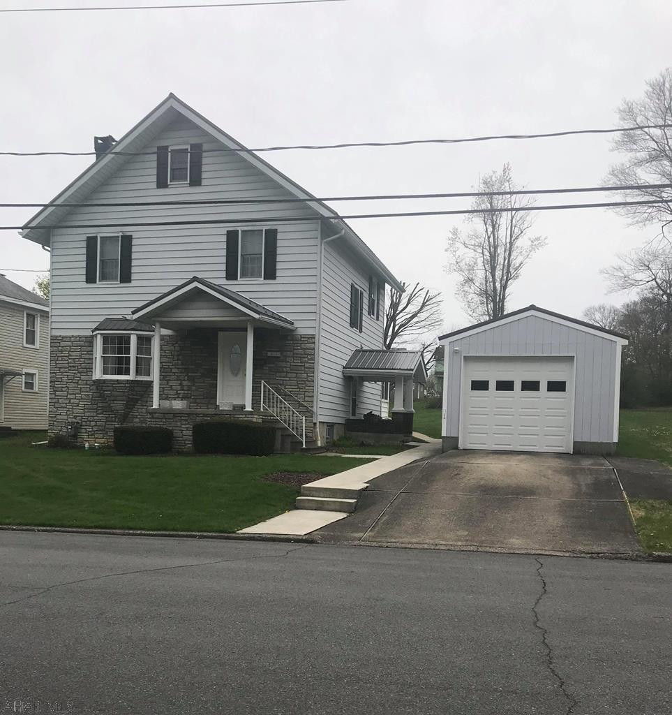 Clean & spacious home in Portage Boro.  4 large bedrooms & 1 full bath.  Beautiful family room with back yard views.  Updated kitchen with breakfast bar & ceramic tile flooring.  One car garage + street parking. Laundry in basement.  70x140 level lot.  New metal roof. All appliances included.  Qualified buyers only.