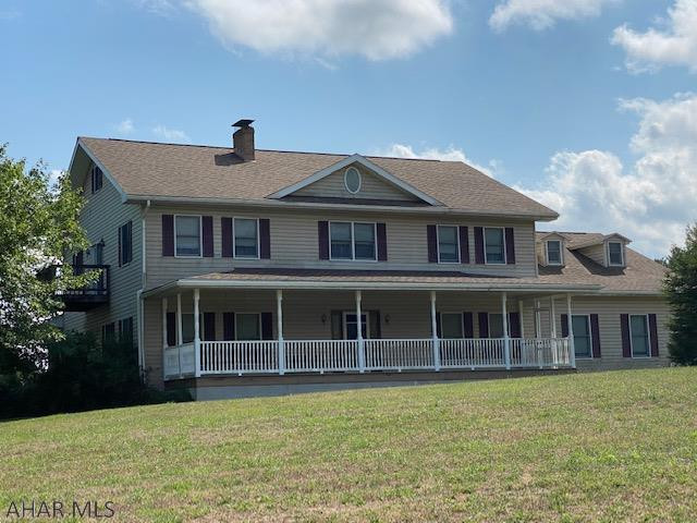 Nestled in the country with beautiful vistas and seclusion this 4 bedroom home awaits you. With high ceilings and spacious rooms, there is plenty of space for the entire family. With 2 floors of living space this home offers the master suite on the first floor. The beautiful staircase leads you to the additional bedrooms and baths with the most gorgeous views of the countryside. In addition the full basement makes for a wonderful garage and workshop. Sit and relax as you watch the sunset from the wrap porch....this home is calling for you today.... Above grade sq ft for 2 floors is apx 3500 with another apx 1700 for the attic per owner, plus finished basement. SQ FT to be verified by buyer.