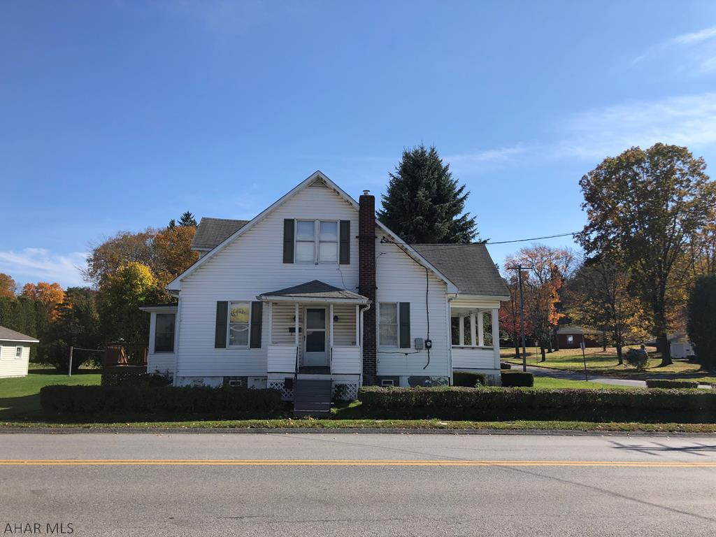 This nice corner lot right on the main road through Cresson has endless possibilities.  Purchase this home as a starter house or think about possibly putting a business on this property.  This home has a kitchen large enough to eat in it, or entertain family and friends in the dining room.  The spacious living room has a large coat closet.  First floor bedroom and a full bath complete this floor.  The second floor features two bedrooms and additional attic storage space.