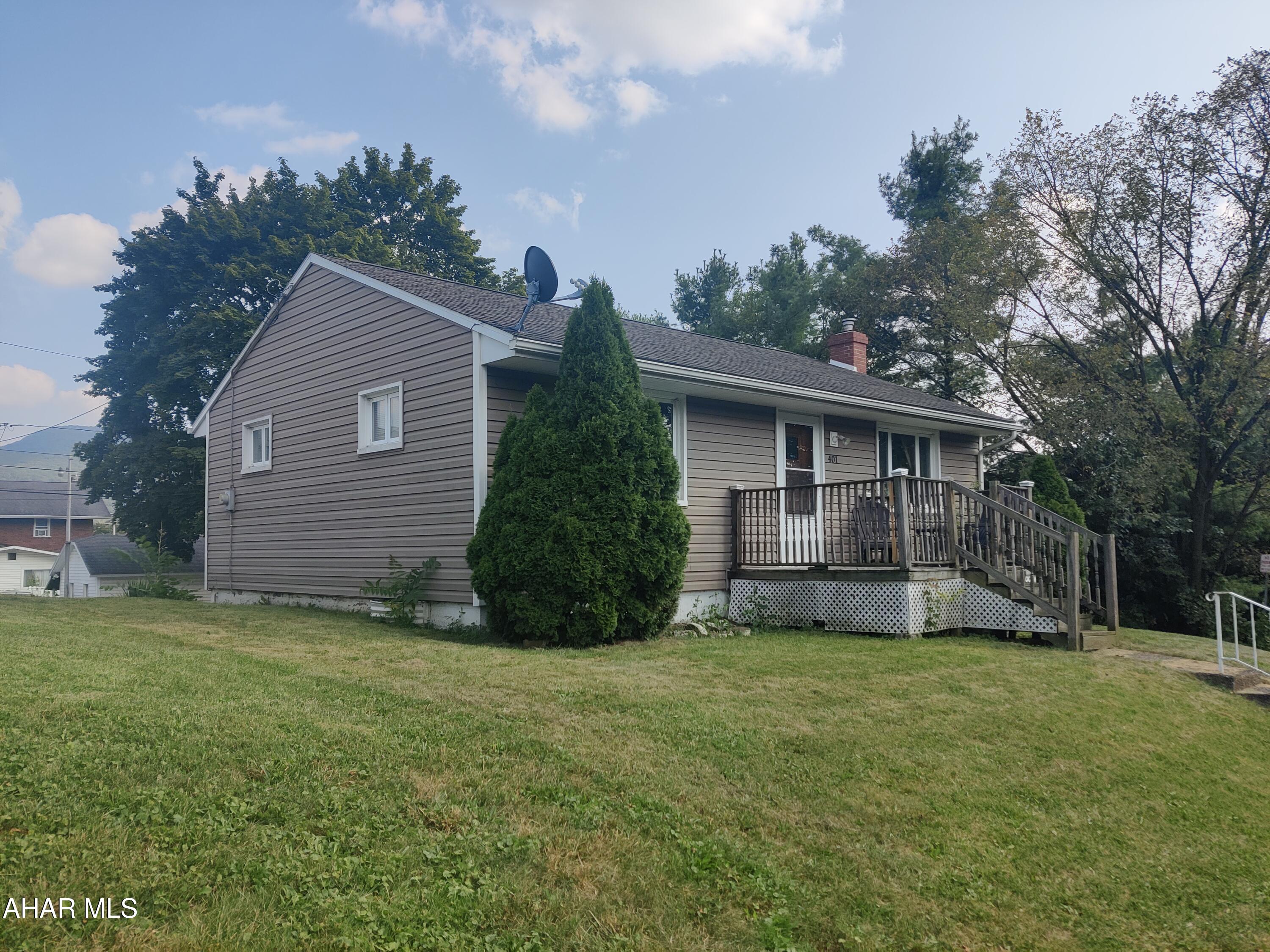 One Story Ranch Conveniently Located in the East End of Altoona. 2 BR, 1 Bath, Basement Garage. Double Lot with Great Area for Enjoying the Outdoors. Nice Kitchen with All Appliances. Plenty of Basement Storage. Central Air to Beat the Heat. Close to Everything! Low Taxes. Shed for the Outdoor Stuff. Take a Look at this Block and See for Yourself.