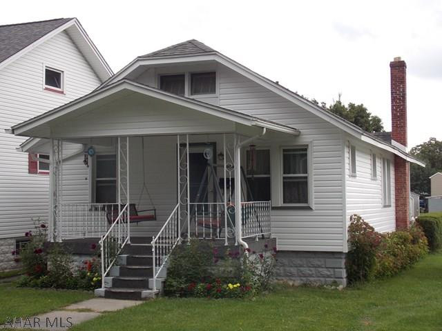 Owner invites you to see this 1-story home in the desirable Juniata section of Altoona. Enjoy coffee on the front porch that overlooks a crackling stream, or relax on the back porch with your own private courtyard. Bountiful storage between the basement and the finished walk-up attic. Family room is large enough to entertain guests, with eat-in dining area seperating it from the fully furnished kitchen. The intimacy and warmth this home offers you will only know if you request to see this property today!