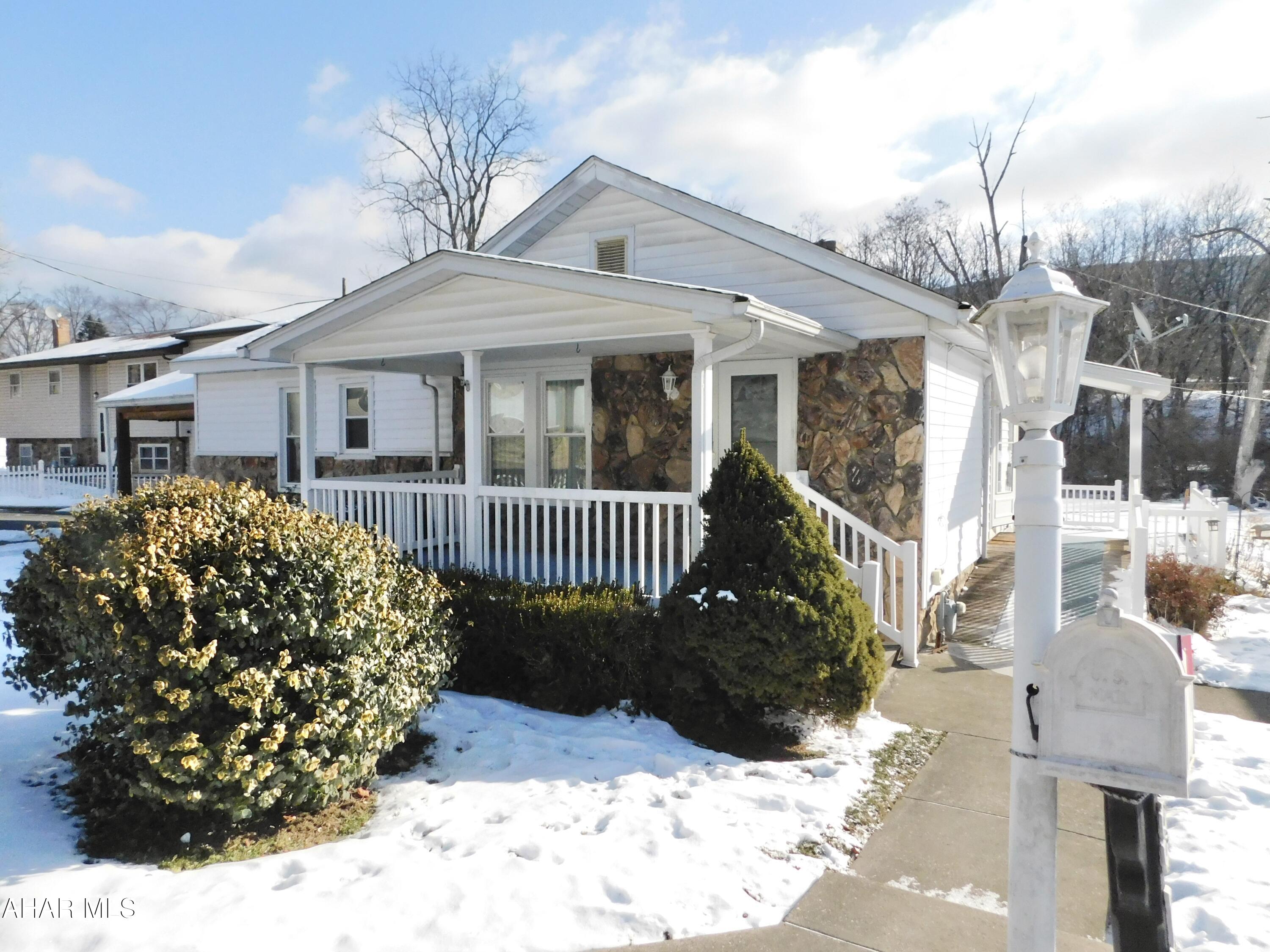 This 2BR is perfectly equipped for handicap accessibility. Ramps in place and primary suite is ideal for needs. Updated Eat In Kitchen and Baths are in great shape. Situated on a large flat lot w/2 car detached garage. All cleaned and ready for your personal touches.