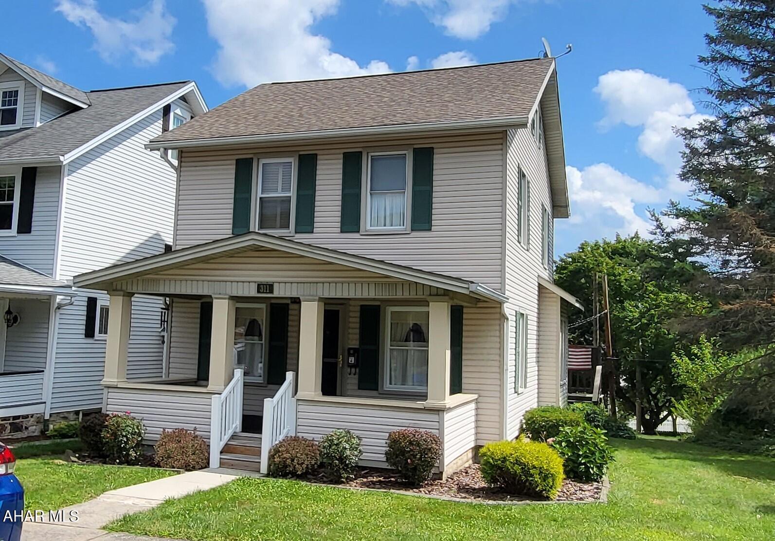 Very well maintained 3 bedroom home with formal dining room and nice deck on the back of the house that overlooks the double lot.