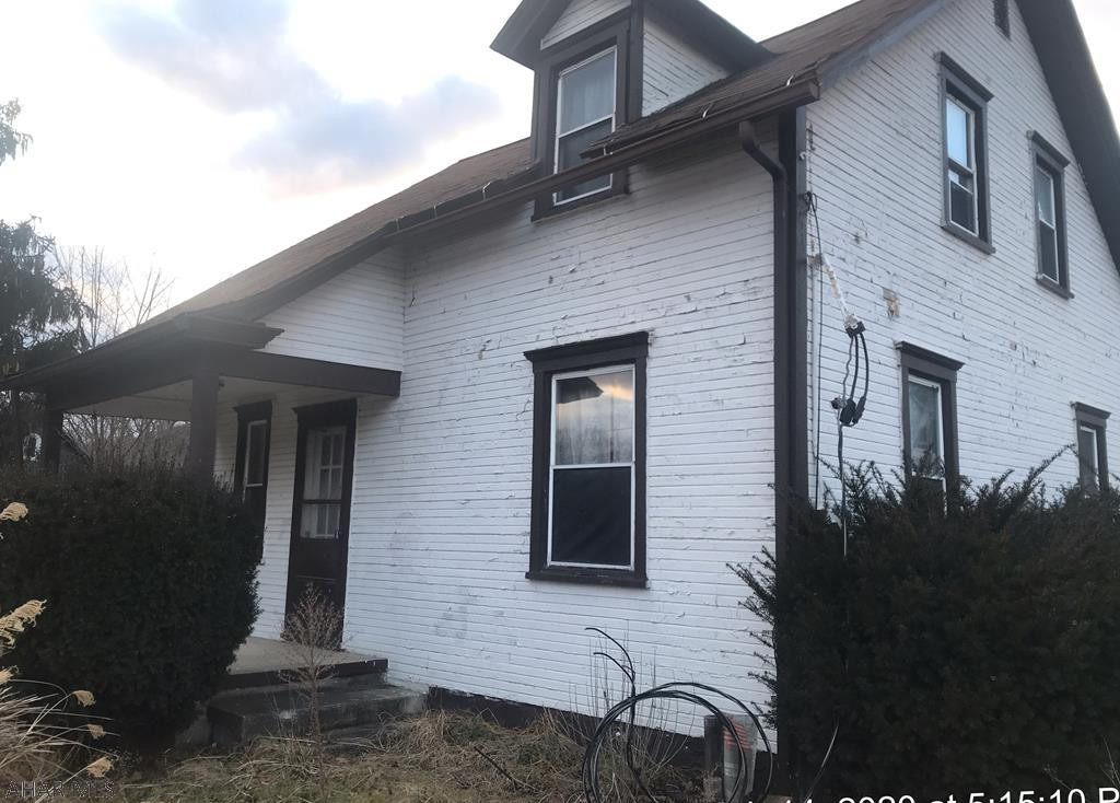 Terrific opportunity to be close to Canoe Creek State Park.  Pellet stove in basement is primary heat source.  Propane wall heaters on 1st floor.  No heat on second floor.  Oversized garage is 20x40.  On lot septic is unknown.   Property must be listed in the mls a minimum of 7 days before any offer is negotiated or accepted.This is a vacant property with an absentee owner.  There will not be any sanitizing being done.  Showings are at your own risk.