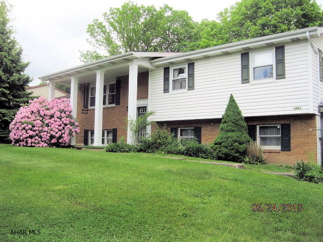 1873 Dixie Lane -One block off Bellemeade Drive in Logan Twp. Well maintained home.  Three bedrooms, 2.5 baths, basement Rec Room, attached 2 car garage plus integral garage that could be workshop, car storage, or any type of added bonus space.  Screened porch/sunroom.  Half acre lot. $182,000.