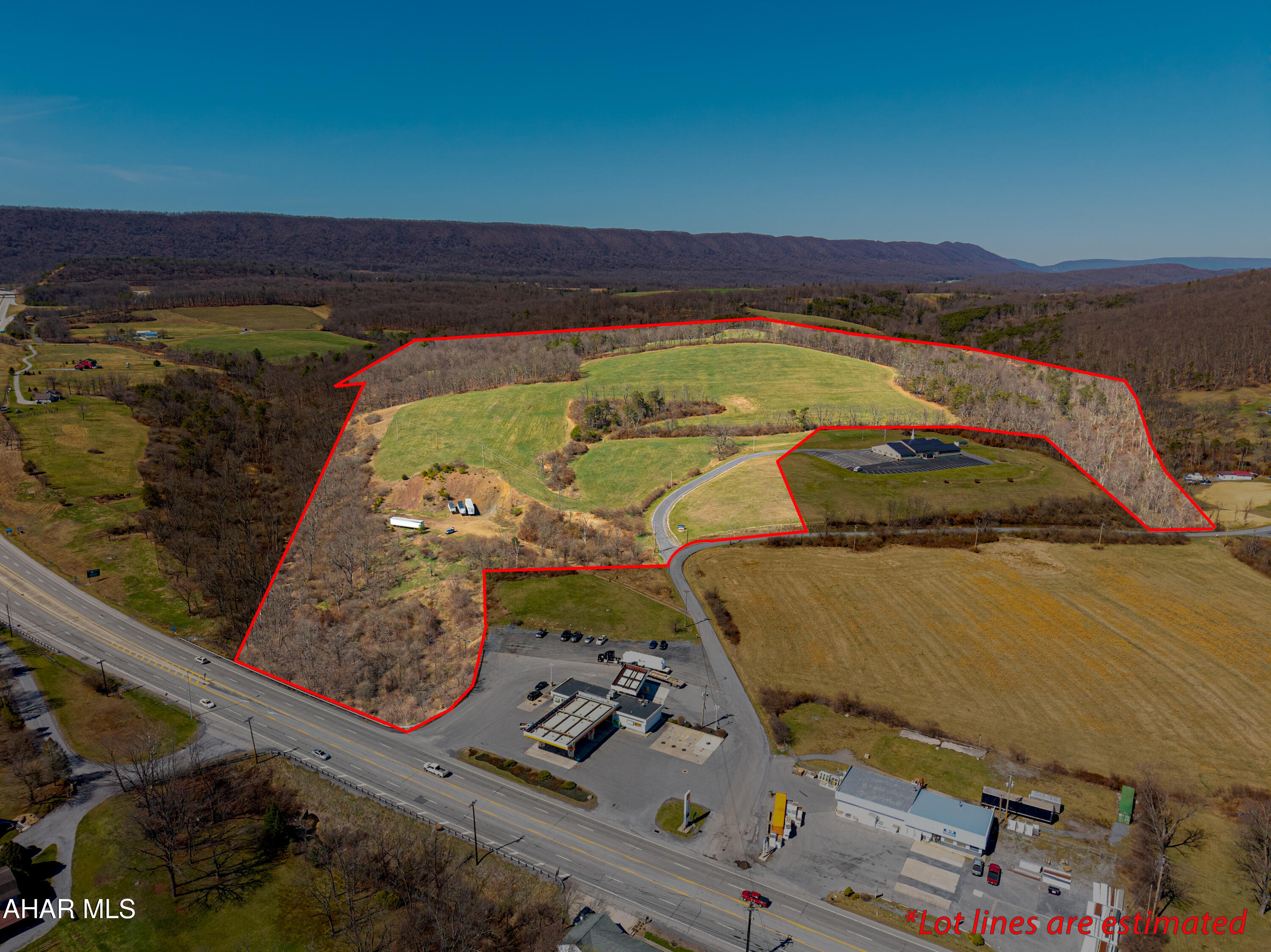 103.065 acres of rolling land offering open fields and woods in Bedford County, PA!! This land has public road frontage along State Route 30 (Lincoln Highway) and also Blackburn Road and it offers some great views of the surrounding countryside. Currently used for agricultural land and it could continue that use or would make a terrific building site for your dream home or cabin, or a just a beautiful recreational property to roam and enjoy. Conveniently located Between Bedford and Breezewood with easy access to major roads in the area.