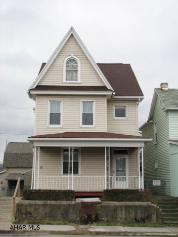 Good solid house, new roof, most new windows, and siding. A great buy for the first time buyer! Many updates and lots of space. Low taxes, laundry hook-ups in kitchen and in basement. 4 bedrooms, with possible 5th & 6th in attic. Estimate for floor (dining/kitchen) allowance on file.