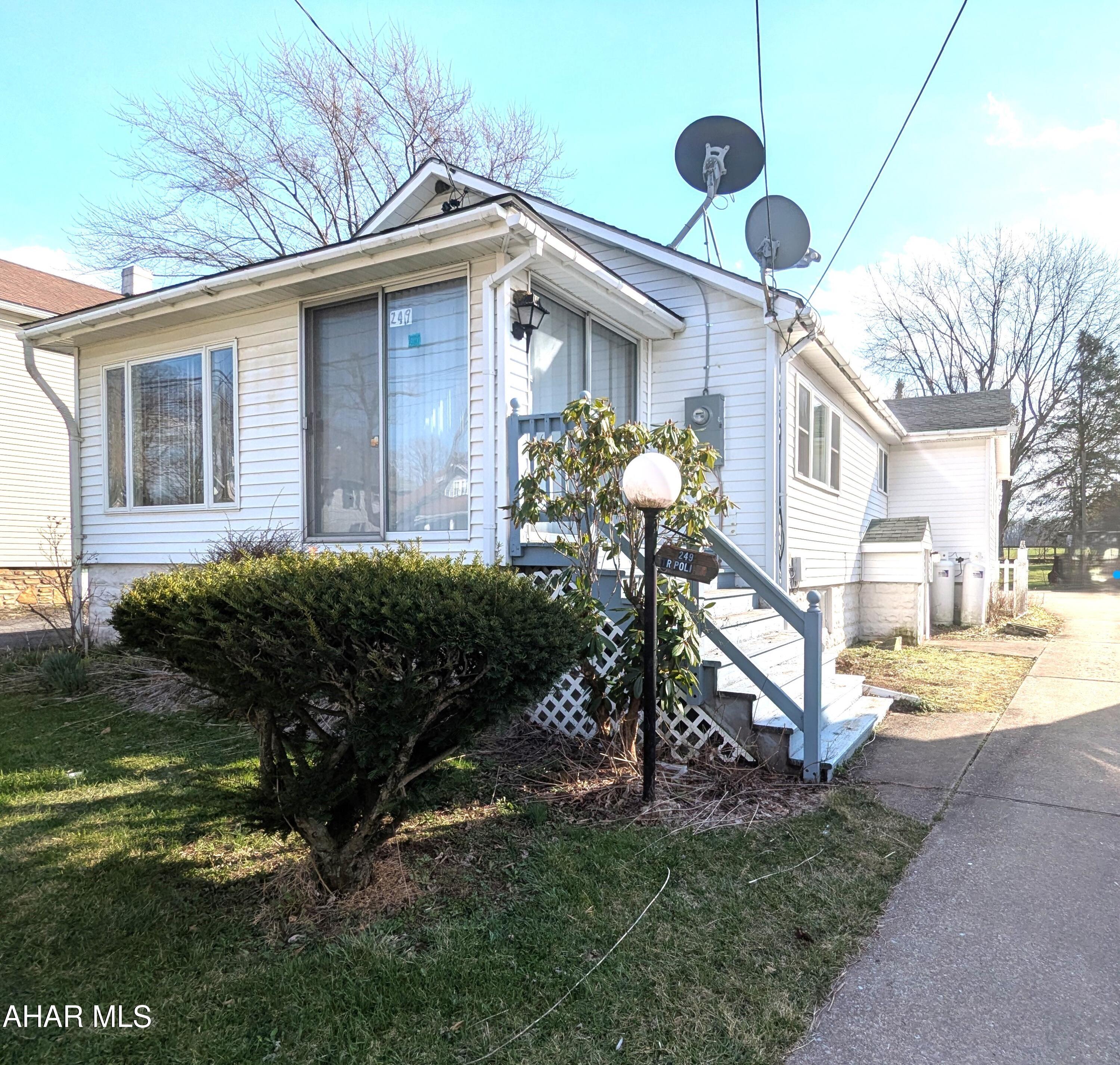 Welcome to this charming 2-bedroom ranch home! Situated on a double lot, this property offers a generously sized backyard, ideal for gardening or simply relaxing outdoors.
Inside, you will find a convenient first-floor laundry area with included washer and dryer.   The  kitchen with attached dining area, includes all appliances. The home also features a new electric service installation both inside and out, providing peace of mind for years to come. 
Car enthusiasts or those needing extra storage will appreciate the oversized 2-car garage offering plenty of room for vehicles, tools and more.  There is also an extra attached storage shed and a pull-down access to the attic for extra storage. 
The home features oil heating, but a natural gas tap is available if a change is desired. 
Schedule your showing today and see the potential in this home for yourself!