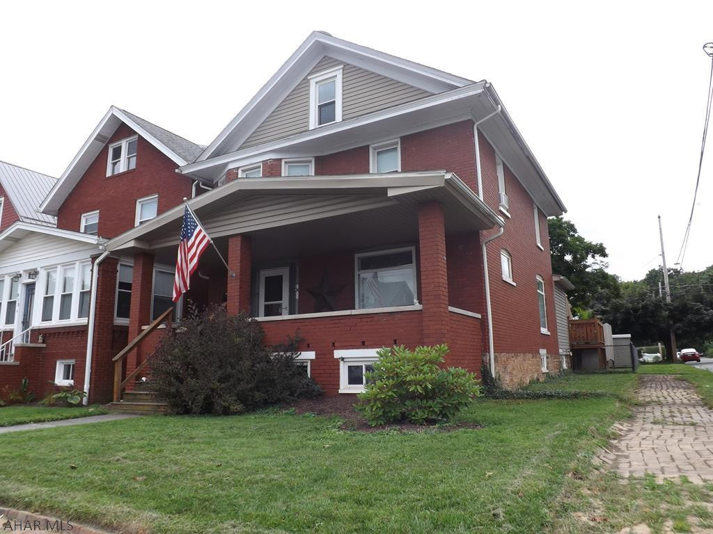 Fall in love with this tastefully updated Brick beauty within walking distance to Penn State Altoona Campus, the Juniata Memorial Spray Park & Mama Randazzo's.  Enjoy the private deck and heated above ground swimming pool while being close to all the amenities of the city.  Beautiful hardwood floors, a full bathroom on every floor, large master bedroom and a 1st floor laundry room complete this gem in the city.