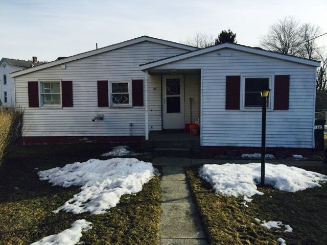 Good starter home with updated bath and kitchen. New appliances.  Pellet stove include which heats whole home.
