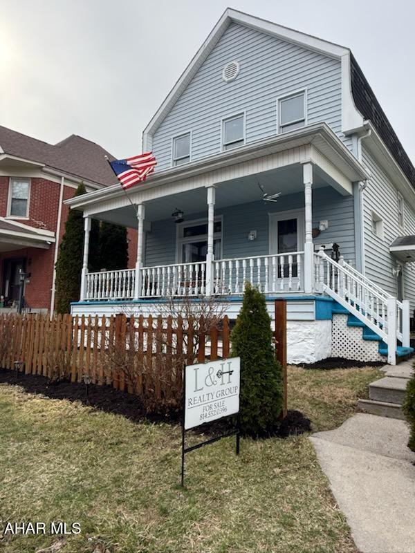 Motivated Seller! Great starter home in the East End section of Altoona. The main floor offers a living room, dining room, and kitchen. The second floor offers three bedrooms, a full bathroom and walk up attic for storage. The basement is perfect for storage and has a bathroom. Low maintenance yard makes exterior maintenance a breeze. For those who have hobbies, the garage is the main attraction. The garage has 1 stall for a vehicle and an overall size of 65x36ft. Add your personal touches and updates! Call listing agent for more information.