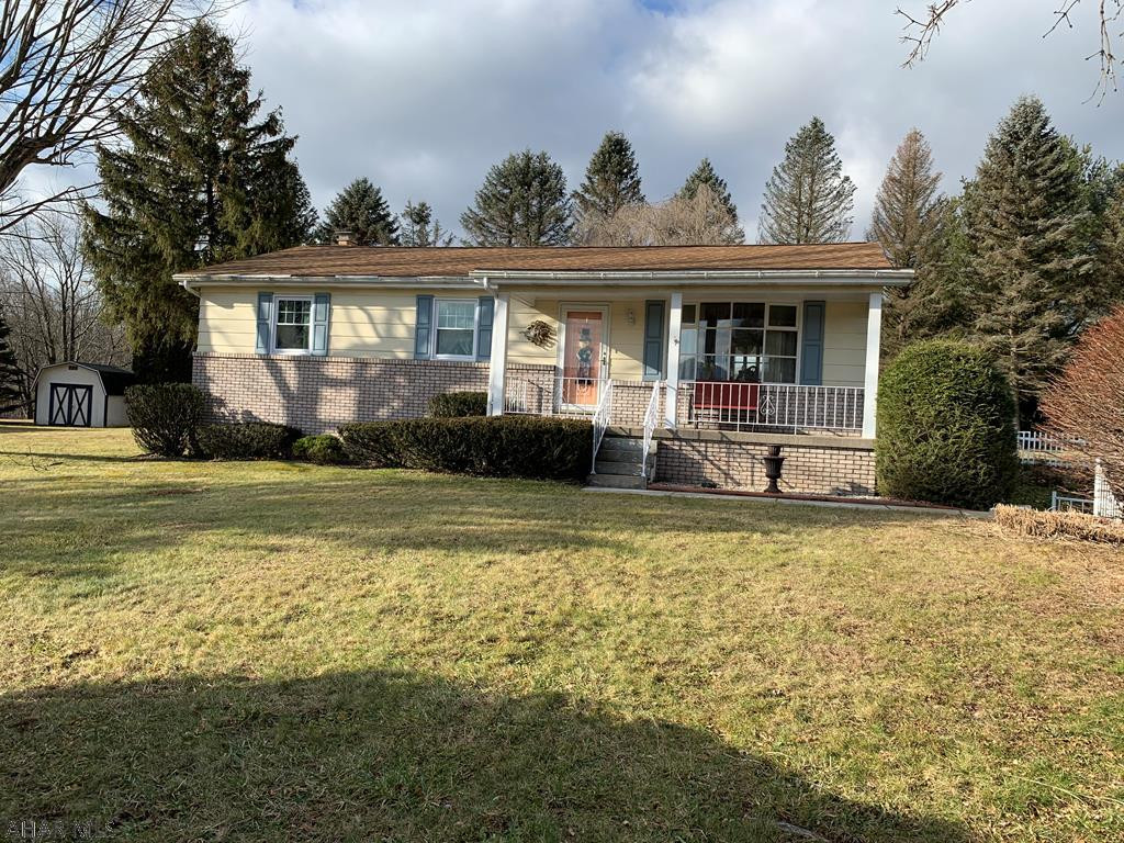 Motivated seller! Meticulously kept 3 bedroom 2 bathroom ranch home. If you are looking for privacy yet still want to be close to many stores, restaurants and many other amenities, this is the home for you! This home features a spacious kitchen with an eat in area and separate dining area. Large windows and skylights allow for plenty of natural light. All three bedrooms are located on the first floor for easy, convenient first floor living. First floor bathroom has access to the master bedroom and features his and her sinks. Spacious basement with a cozy fireplace and a bar, perfect for entertaining. Large yard, attached and detached garages and a covered porch are just a few of the bonuses outdoors. Don't miss the opportunity to call this home yours!