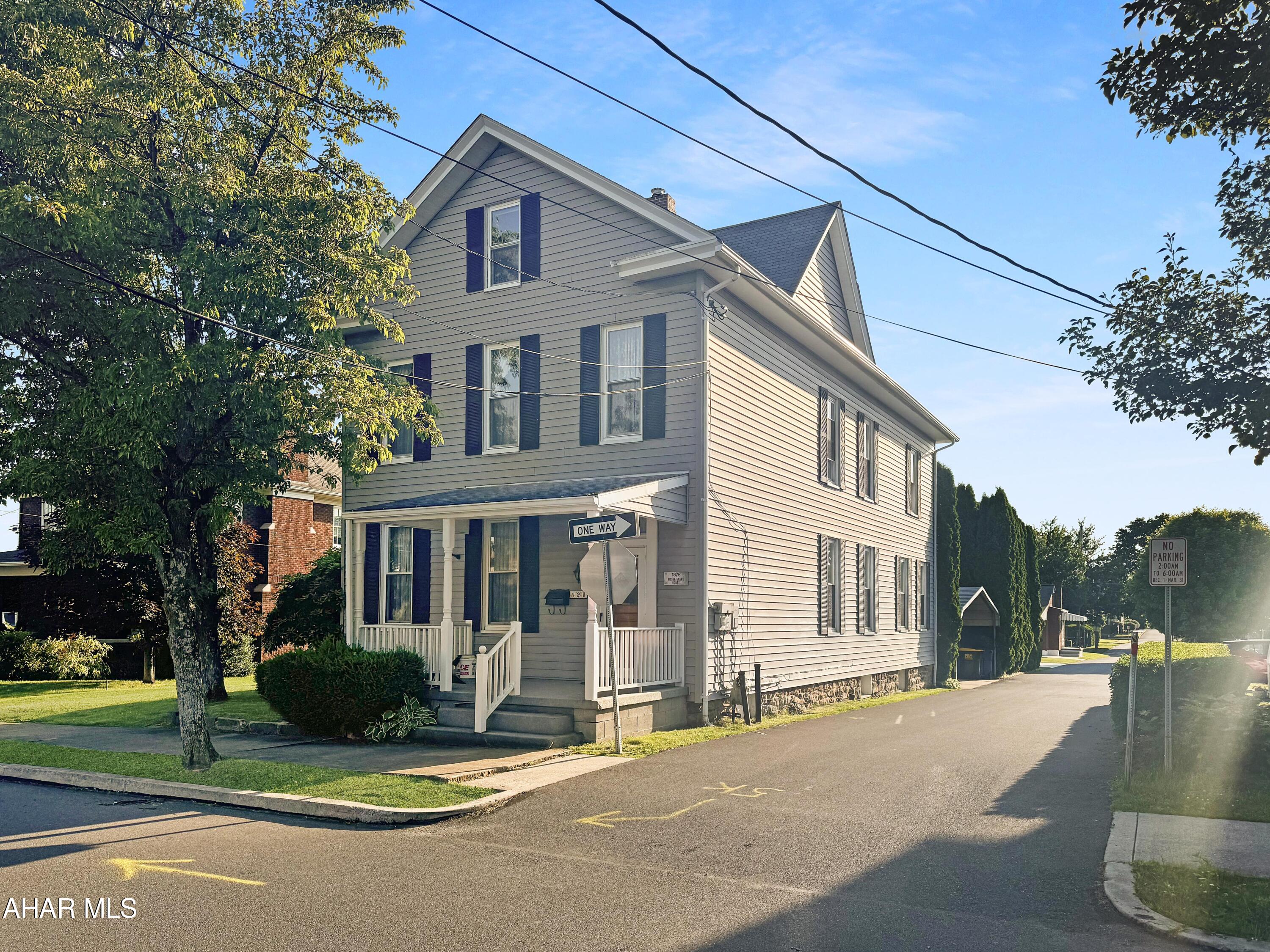 Welcome to 521 N Julian Street, a stunning 2-story home nestled on a beautiful corner lot in Ebensburg Borough, directly across from Holy Name! This remarkable property, while in need of some updates, offers incredible potential to be restored to its former glory. As you step inside, you'll be welcomed by a spacious foyer that leads to a large family room, an inviting dining area, & a cozy living room. The main level also features a full bathroom w/ laundry & an expansive kitchen equipped w/ included appliances.
Upstairs, you'll find three generously sized bedrooms, a full bathroom, & a versatile bonus room that can serve various purposes. Both the attic & basement are unfinished, providing ample storage space for your needs. Outside, enjoy the charm of covered front & rear porches, a carport w/ off-street parking, & a shed. The property boasts a large yard, making it perfect for outdoor activities & gatherings. Ideally located in the heart of town, this home is just steps away from Holy Name & only minutes from a variety of local activities. Don't miss the opportunity to make this your dream home, call today for more information!