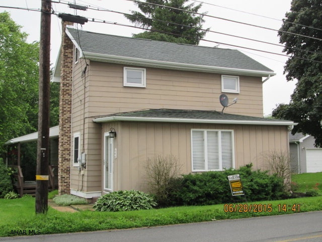 This 3BR 2BA home  is move in ready. Large lot backs up to State Game Lands.  The first floor has been gutted, rewired, insulated and drywalled . Hardwood floors and new vinyl windows were added . Very nice home with motivated sellers. New assessment for 2017 is $815.00.