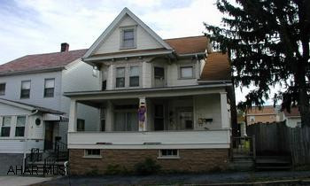 2 unit rental with detached garage.  Finished attic.  2 bedroom per unit.  3+ car gravel  off street parking additional.  2nd Floor Rent - $495, 1st Floor Rent - $440 Plus $100 for Garage (also takes care of yard).  Renters pay all utilities except Natural Gas.