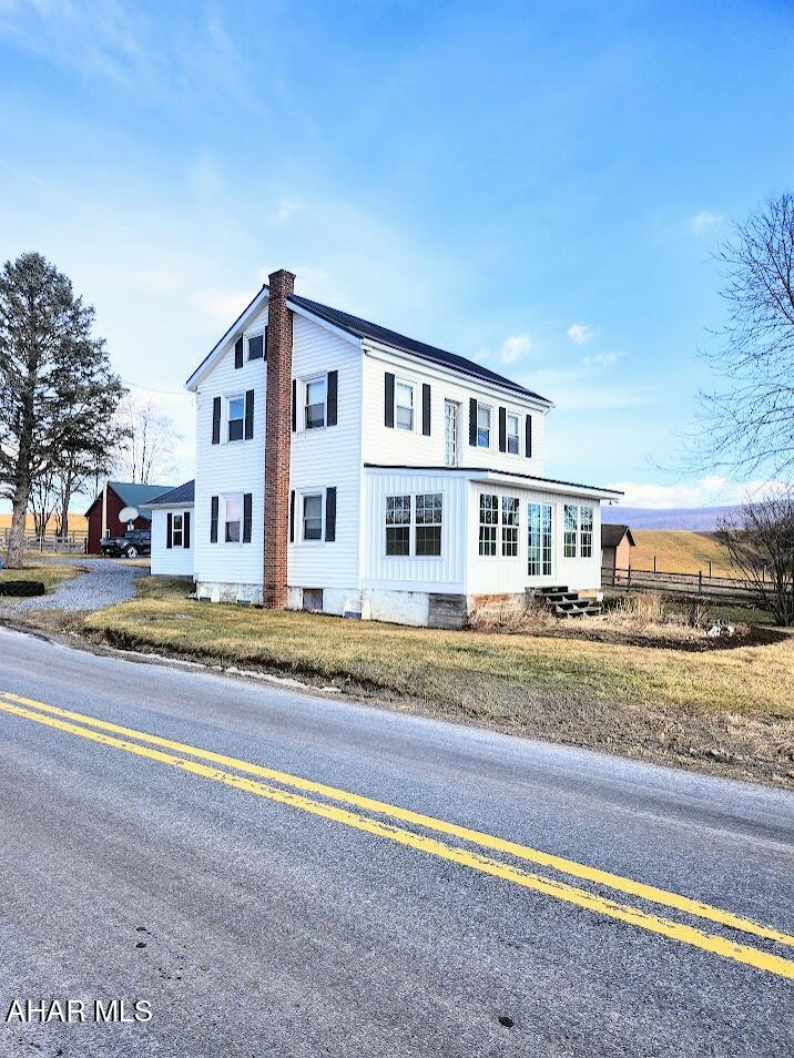 Charming 2-Story Home with Barn & Outbuildings on 1.5 Acres - New Enterprise, PA

Discover the charm and potential of this 2-story frame home nestled in the peaceful countryside of New Enterprise, PA. Situated on 1.5 acres, this property offers a garage, horse barn, and additional outbuilding making it perfect for those seeking space for hobbies, animals, or storage.  

This home features 2 bedrooms and 1.5 baths, along with a spacious kitchen, living room, dining room, sunroom, and den, ideal for relaxing or entertaining. The detached garage provides extra storage and parking, while the horse barn and outbuilding add even more versatility.  

While the home could use a little TLC, it presents a fantastic opportunity to create your dream rural retreat. Enjoy the peaceful surroundings, open space, and scenic views, all while being within a reasonable distance of local amenities.  

Don't miss out on this unique property!
Call today to schedule your private showing.