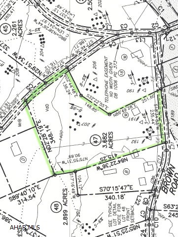 Lot # 47 Wooded, perc tested, TWP road frontage. Buyer to drill well and install septic system. Seller WILL ALLOW SINGLE OR DOUBLE WIDE MOBILE HOMES ON THIS LOT.  From Hollidaysburg take US22 E to Frankstown turn onto Reservoir RD then immediate L onto Locke Mtn RD travel 6 mile to stop sign turn R then L onto Royer RD go .8 mile stop sign turn R onto Mines Lane lot on Left before church. Call office for deed restrictions and map.