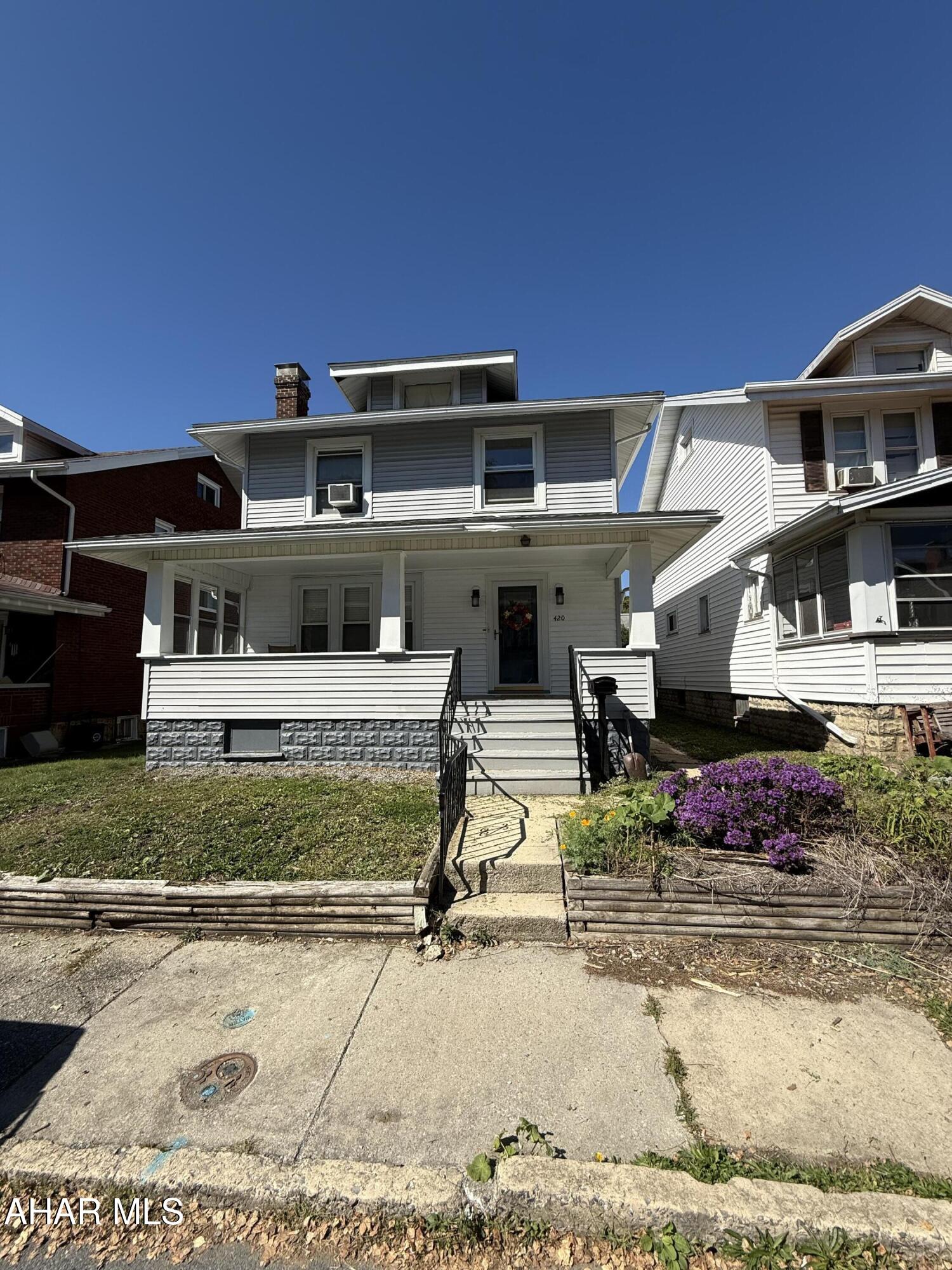 Charming 4-Bedroom, 1.5-Bath Two-Story Home in Altoona's East End!
Welcome to this inviting two-story home nestled in Altoona's desirable East End neighborhood, combining classic character with plenty of space for today's lifestyle.
Inside, you'll find four generously sized bedrooms and 1.5 bathrooms, perfect for a growing family or anyone who loves to host. The main level features a bright and spacious living room with large windows, a formal dining room ideal for gatherings, and a cozy kitchen with ample cabinet and counter space. A convenient half bath is also located on the first floor.
Upstairs, all four bedrooms offer plenty of natural light and closet space, along with a full bath to serve the upper level.
The home also includes a detached garage, providing parking or extra storage, plus a manageable yard for outdoor enjoyment.
Roof was installed in 2024 and furnace is only a few years old!