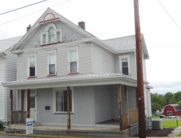 ALL OUTSIDE TRIM IS CONTRACTED TO BE PAINTED SOON. COLORS ARE WHITE AND DARKER GRAY. Well cared for  3 Bedroom 1.5 Bath home. Large rooms and original wood work. 1st floor Laundry and updated half bath. Storage closet/ pantry. Large updated Kitchen includes Stainless Steel Appliances. 2nd floor has 3 large bedrooms with closets, and a full updated bathroom. Newer Central Air and windows. Off street parking in rear for 3 or 4 cars.