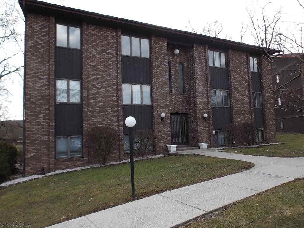 No more worries with outside maintenance. Updated one floor condo in desirable Penn Terrace. Condo located on the middle floor of bldg.Limited number of steps..This condo has been meticulously maintained. Laundry facilities shared in the lower level. Condo fee.covers yard maintenance, snow plowing, and shoveling, exterior maintenance,  trash, water/sewer and building insurance. Assigned off-street parking.  Conveniently located to mall and grocery stores. As per amended Penn Terrace Condo #3 by Laws: Smoke-free building. No smoking in condo or common areas, No pets. Owner must occupy condo (no rentals). No more then 2 residents in condo.Residents must be related to each other and both must be 50+ years of age. It was resolved that Penn Terrace Condo Assoc. #3 be declared a 50+ community.