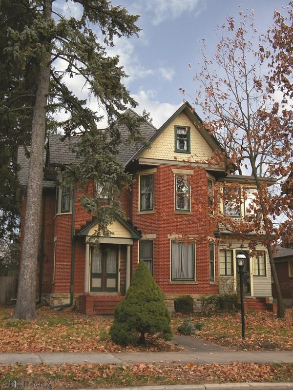 Large 3 story brick home in Historic Hollidaysburg on very popular street. This 4 BR home offers a lot of historic charm on large lot that goes from street to street. Home has 2 brand new hot water furnaces as well as a somewhat updated kitchen. Come make this property what you want. Schedule your showing today.