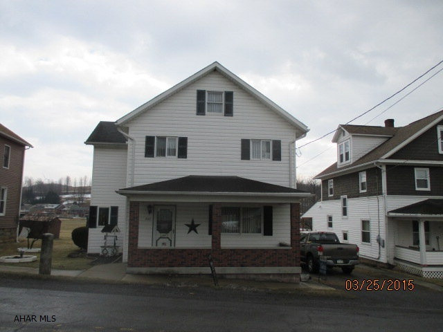 Well maintained home on large level lot with coal and oil hot water heat.  Close proximity to park.