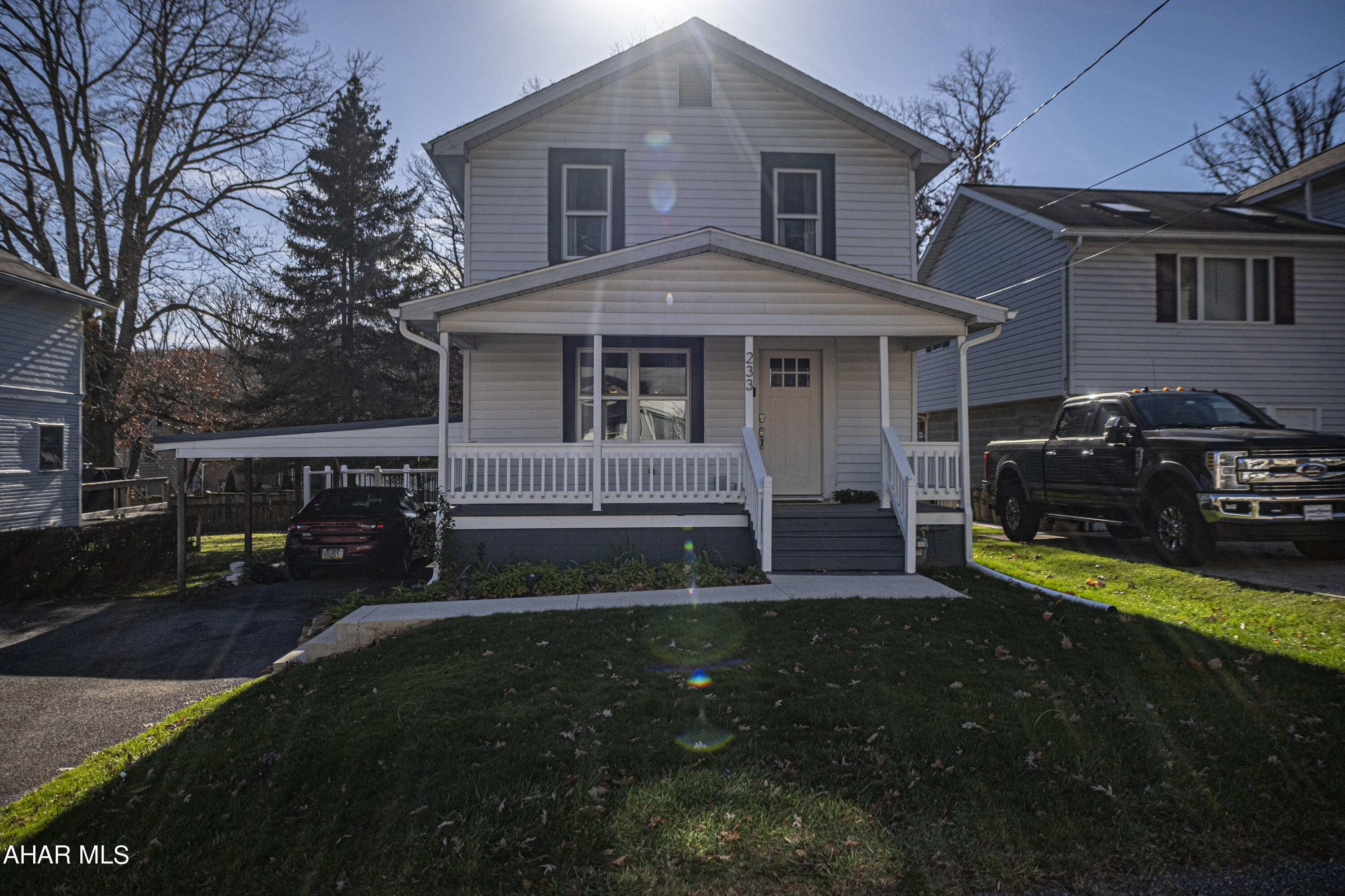 Completely remodeled home in the desired Juniata Gap area. This home features an open concept kitchen, living and dining room area. The kitchen was remodeled in 2019, complete with quartz countertops, stainless steel appliances and soft close drawers. There is a bonus room right off of the kitchen that could be used as an additional living area, bedroom or office. Luxury vinyl plank flooring throughout. Access to the deck and fenced back yard are outside of the bonus room. Trex deck was installed in 2022. Upstairs you will find two bedrooms and the main bath. The bathroom has tile flooring and a marble sink. New roof and windows in 2019. Carport was replaced in 2020. Concrete sidewalk replaced in 2021. This home has all new plumbing, electric, drywall, flooring, furnace, hot water heater, lighting fixtures, paint, porch floor and porch ceiling. Don't miss out! Seller is a licensed Realtor.