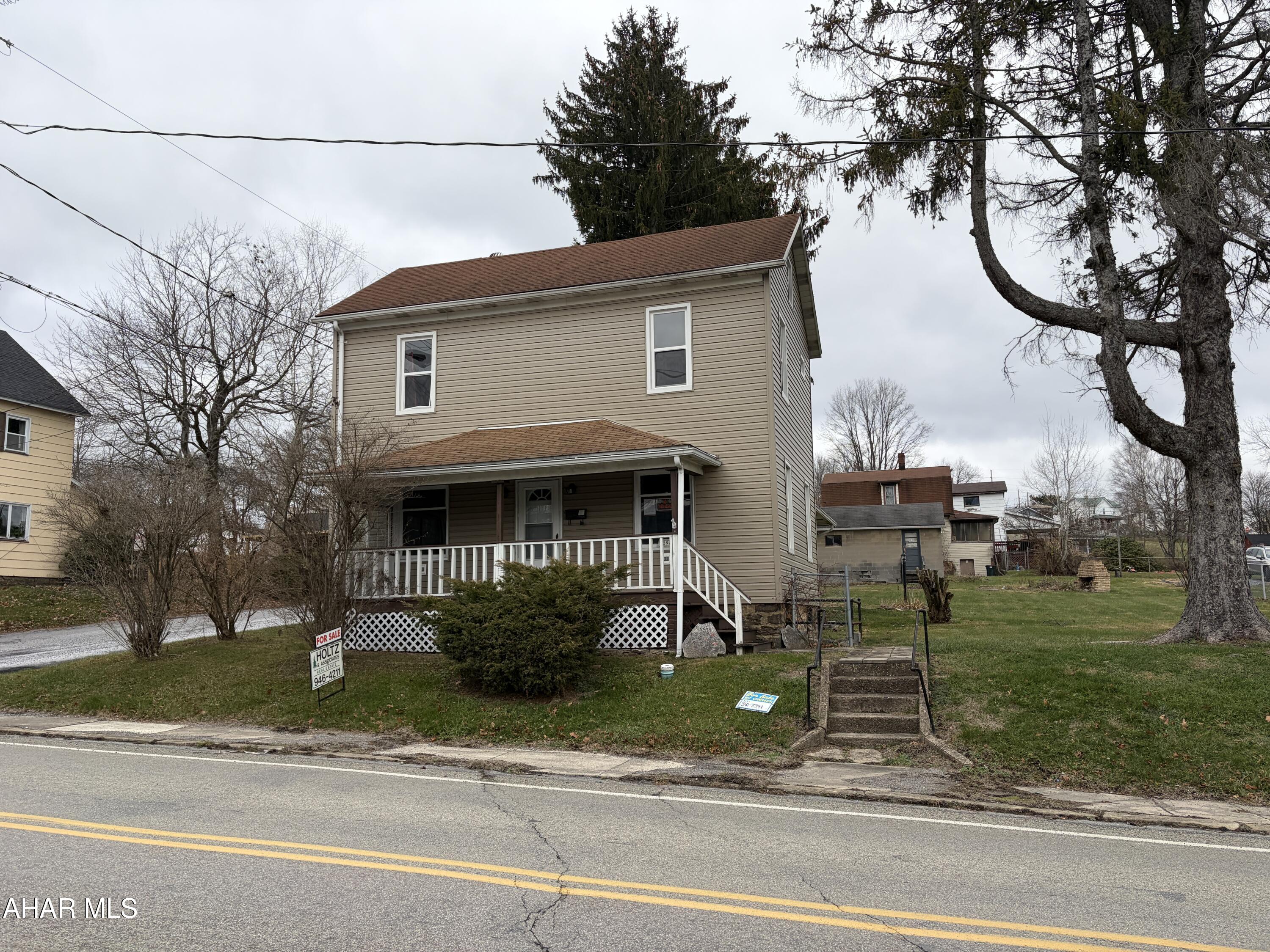 Double lot. Needs interior updating.