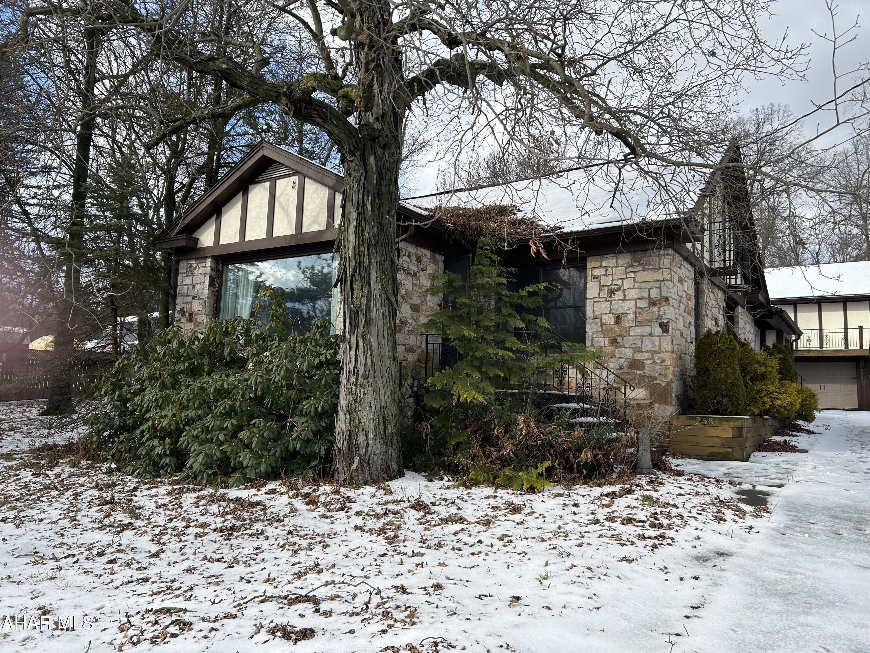 Unique Charm and Character! From the stonework to the hardwood floors this home has lots of potential in the heavy sought after Hollidaysburg area. Detached 3 car garage with apartment above. Foreclosure AS-IS. Utilities are off. Please use caution!