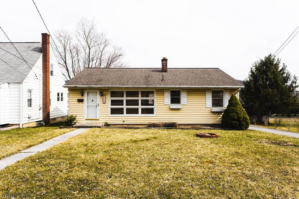 Cozy 2 bedroom ranch with possible 3rd bedroom in basement. 2 car garage. Covered patio. Inground pool. Fresh paint.