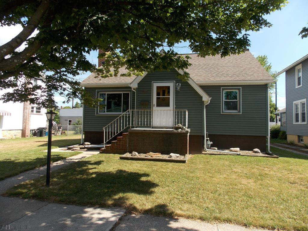 Charming Cape Cod that has so much to offer! Cozy living room with a fireplace. Lovely dinning room that has plenty of space for the entire family. 2 spacious bedrooms on the first floor. Enterior of house was  just profesionally painted! You will love the recently refinished hardwoods throught the entire house. Outside deck is great for summer cookouts! Great yard for the kids. Huge 2 car garage with a loft for tons of stoarge. New sewer line installed in 2018. Enjoy the convenience of first floor living in the Hollidaysburg Borough!