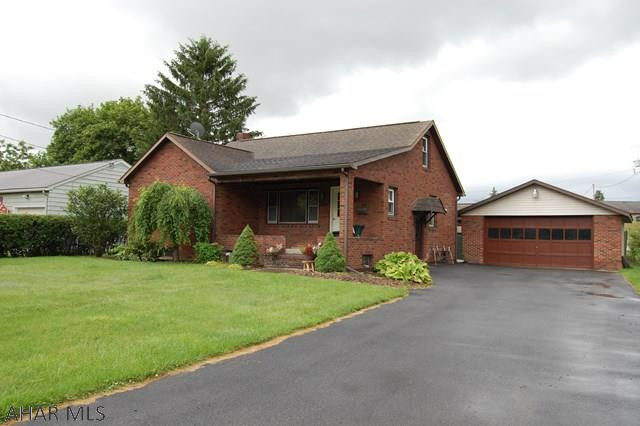 Wow, what a great opportunity to own this 4 bedroom, 2 bathroom Cape Cod style home in the heart of Hollidaysburg Borough.  Take advantage of the outdoor living space with the inground pool, liner just replaced in the last 3 years.  Fully finished basement with ceramic tile and a gas fireplace in the family room area.  Basement also features a 2nd Kitchen, 3/4 bath and tons of storage space.  Beautiful hardwood floors in the living room with all new carpet throughout the house.  Remodeled bathroom on main level with beautiful updated Kitchen.  Move right in!!!