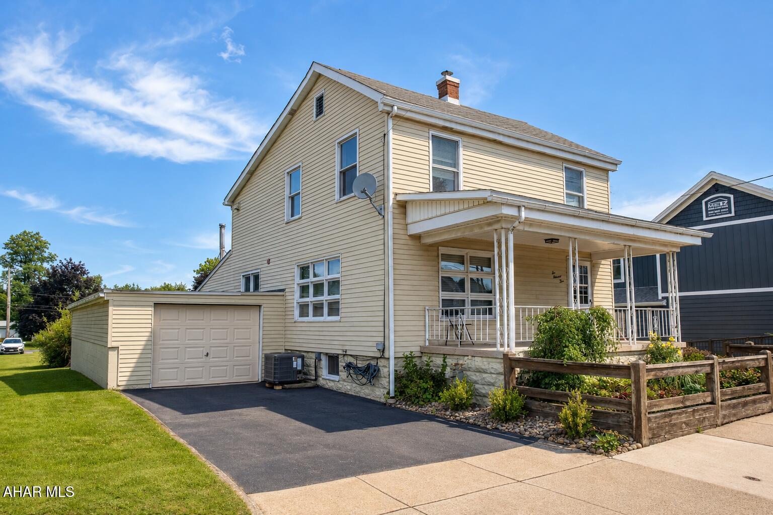 Welcome home to this beautifully updated 3-bedroom, 2.5-bath home in the desirable Hollidaysburg Area School District, conveniently located in the Borough of Duncansville! With an attached 1-2 car garage, a detached 2-car garage, and an incredible covered 2-4 car carport, this property offers exceptional parking, storage, and workspace opportunities that are hard to find.

Inside, you'll appreciate the many recent updates, including a brand-new central air unit, new laminate flooring, fresh paint throughout, updated bathrooms, a new stove and refrigerator, a new garage door on the attached garage, and a freshly blacktopped driveway--making this home truly move-in ready.

The main level offers a spacious eat-in kitchen, a comfortable living room (or formal dining room), a convenient half bath, first-floor laundry with new stacked front-load washer and dryer, and a huge bonus room featuring vaulted ceilings that's perfect for a family room, home office, playroom, or entertaining space. Upstairs, you'll find 3 bedrooms and 2 updated full bathrooms, one within in the primary bedroom.

Step outside to enjoy the large, flat backyard complete with a raised deck and walkway leading to the detached garage and expansive covered carport. Whether you need space for multiple vehicles, motorcycles, ATVs, bicycles, lawn equipment, or have dreams of creating the ultimate workshop, this property has the flexibility to fit your lifestyle.

This home combines modern updates, incredible garage and parking space, and a fantastic location--all in one package. Don't miss your opportunity to make it yours. Schedule your private showing today!