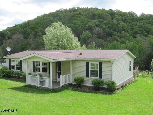 Northern Cambria- 3 BR, 2 BA  vinyl sided doublewide on 1.3 acres in Susquehanna Twp.  New windows & most of the carpet replaced.  All appliances included.