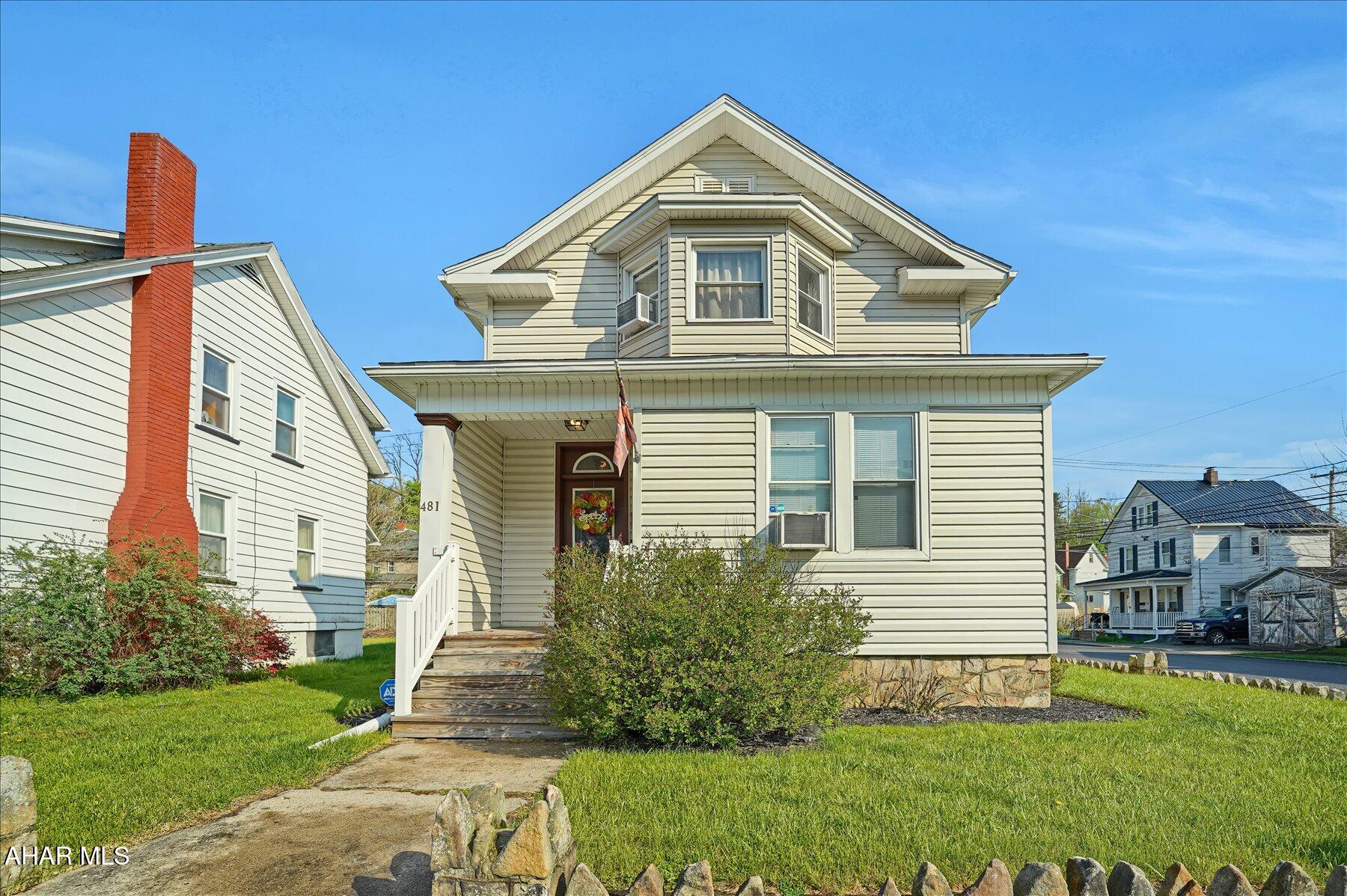 Updated 3-bedroom home on a corner lot.  Step into this charming 3-bedroom, 1.5-bathroom home that has been thoughtfully upgraded for a fresh modern feel.  Perfectly situated on a corner lot in a convenient location, this property offers both comfort and accessibility. 

Inside, you'll find a bright and inviting main level featuring a spacious living area, a mudroom for easy organization and a laundry room for everyday convenience.  The updated finishes give the home a crisp, move-in ready appeal.
The upstairs offers three welcoming and very comfortable bedrooms.  A safe haven and hide away.  A place to look forward to at the end of a busy day
.
Enjoy off-street parking and a full unfinished basement, ideal for storage or future customization.  Put your mind at ease knowing you have a newer roof over head (replaced in 2020).

With its prime location close to shopping, dining, and commuter routes, this home blends style, function, and opportunity.
