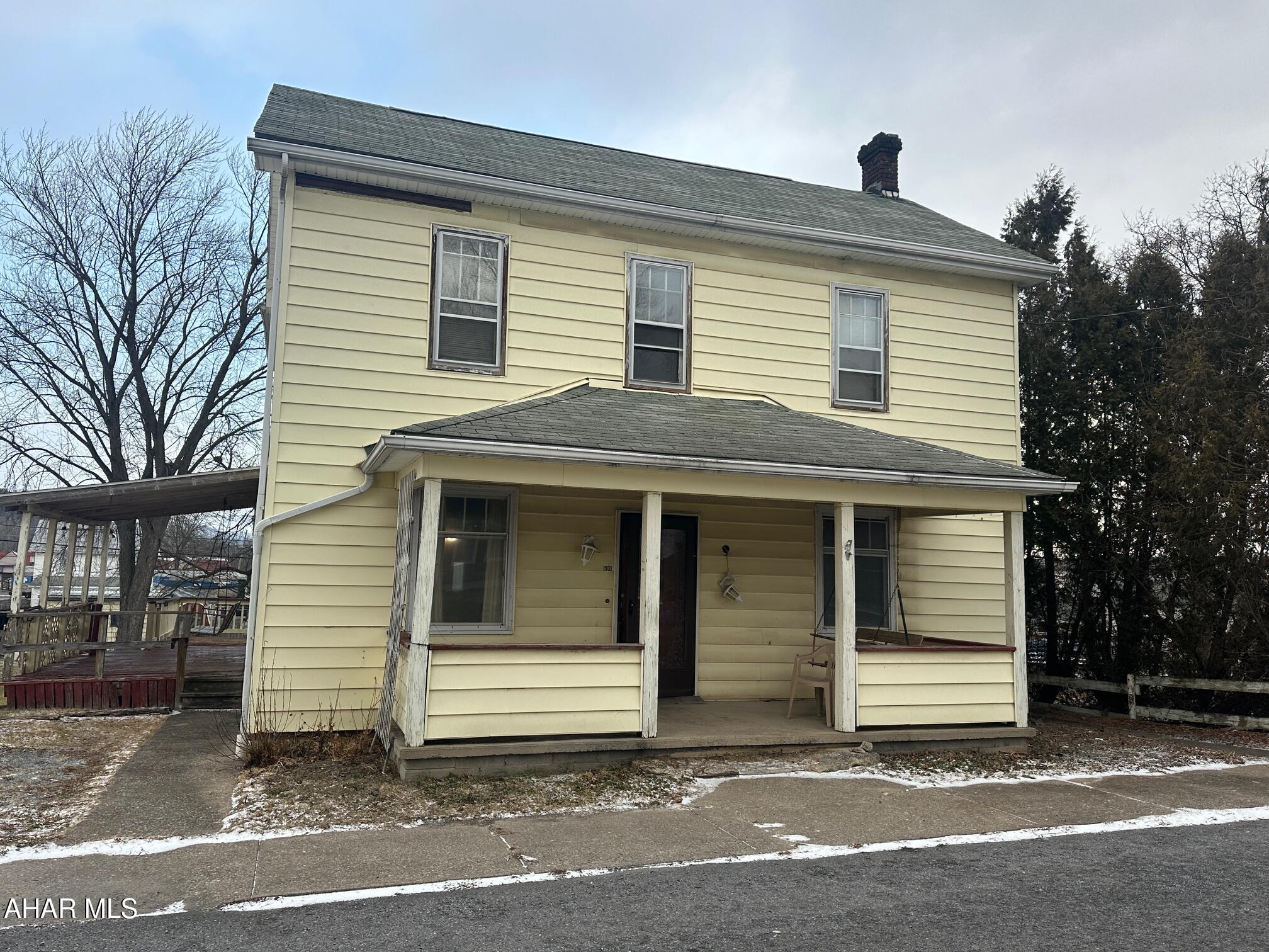 Attention Contractors and Investors.   This is a good fixer upper opportunity.   Make it what you want to rent or flip.  The perfect project to keep your employees busy in the winter  and make a profit in 2026.  Mechanicals all in working condition.   Large 100 X 150 lot.  Nice  size kitchen and bedrooms.   Property being sold AS IS.
