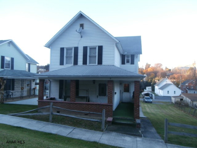 Nice remodeled two story home - ready to move into! Kitchen has oak cabinets with appliances - clean and well maintained home being sold to settle estate. Off street parking.