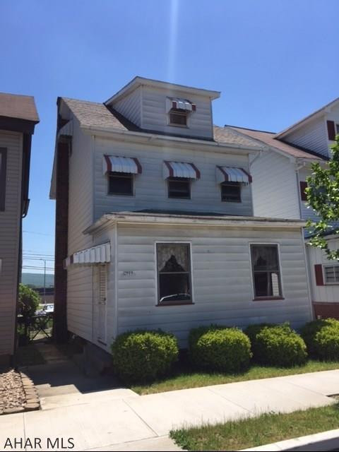 Investors or 1st time home owner! Fenced yard. Off Street parking for 2 in the rear, with easy access. Newer hot water heater and roof. Needs TLC .. But  could easily be home. Third floor used as bedroom. Tenant in the process of moving,
