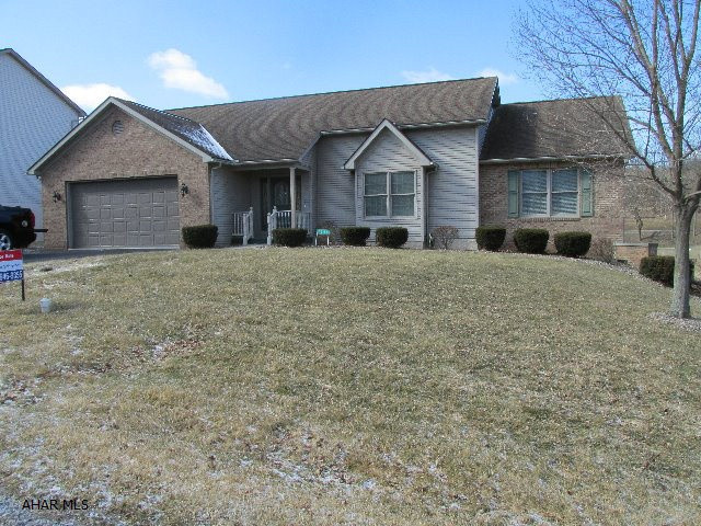 Move Right In!! Immaculate ranch, large rooms, attached enclosed porch w/gas heater, exit to ground level via steps w/vinyl railings. Great master suite w/tray ceiling. Master bath w/whirlpool tub and separate shower. Double sink vanity. Neutral carpeting throughout, 6 panel masonite doors w/oak trim. Finished lower level,(2-zone) zoned gas forced air heat and new central air, central vacuum, 200 amp breaker panel. Maintenance free exterior, thermopane windows, automatic garage door opener. 30 year shingle roof.