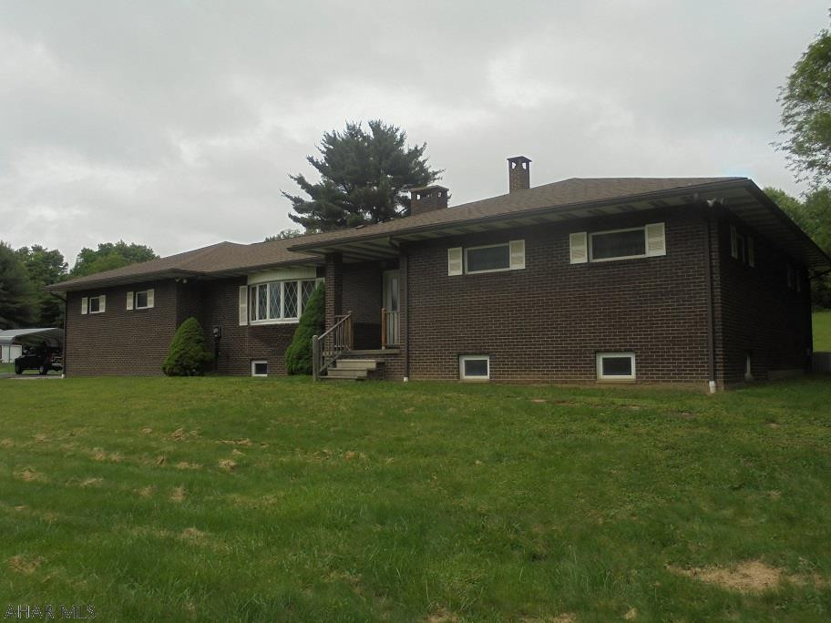 Blacklick Twp- Well Maintained 3 BR, 3 bath home on 1.77 acres. Kitchen has Oak cabinets & island. Custom Oak built in wall cabinet Large LR with stone-propane fireplace. Lower level has a FR with 2nd stone fireplace, kitchenette & separate area for a game room.  Central air.  2 car garage. 1st floor spa room & bath.  New roof  September 2017.  A Must see!  Taxes will be lower as it is being divided from a larger parcel.