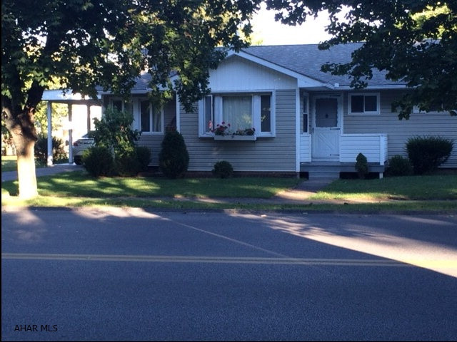 HOLLIDAYSBURG BORO RANCH - DRASTIC PRICE ADJUSTMENT! Sweet and convenient one story living near Presbyterian Home and historic Jackson Inn! Walk to town or awesome playground, museum, and concerts at Canal Basin Park just 2 block away. Great starter or retirement home. 3 bed 1.5 bath.  Newer roof, siding, windows and brand new 1/2 bath off master. Covered patio connects to carport for cool outdoor relaxing, playing or entertaining space. 2 sheds, level yard is easy to maintain.
